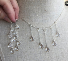 Load image into Gallery viewer, Five Stone Melting Ice Earrings