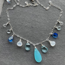 Load image into Gallery viewer, Moonstone Blues Necklace