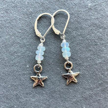 Load image into Gallery viewer, Welo opal and star dangles