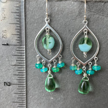 Load image into Gallery viewer, Bright Day Opal Chandelier Earrings