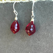 Load image into Gallery viewer, Just Perfect Red Dewdrop Danglers