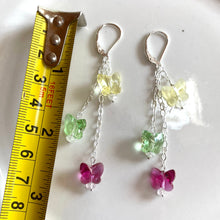 Load image into Gallery viewer, Butterfly Waterfall Earrings