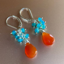 Load image into Gallery viewer, Carnelian Clusters, Paraiba  Opals