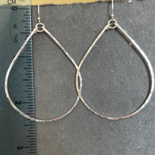 Load image into Gallery viewer, Kristiana Sterling Silver Hammered Hoop