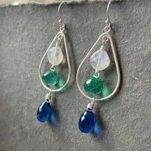 Load image into Gallery viewer, Joie de Vivre Teardrop Chandelier Hoop