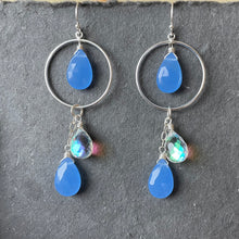 Load image into Gallery viewer, Flirt Circle Chandelier Hoop