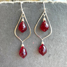 Load image into Gallery viewer, Red Dewdrop Marquis Chandeliers