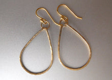 Load image into Gallery viewer, Kristiana Hammered Hoop Earrings in 14K Gold Filled, OR 14k Rose Gold Filled, Size: Small