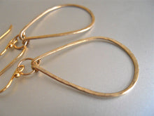Load image into Gallery viewer, Kristiana Hammered Hoop Earrings in 14K Gold Filled, OR 14k Rose Gold Filled, Size: Small