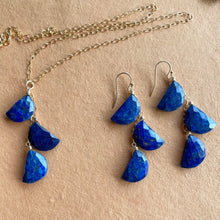 Load image into Gallery viewer, Lapis Lazuli Half Moon Necklace