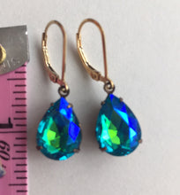 Load image into Gallery viewer, Mermaid Leverback Dangles, Mixed Metals