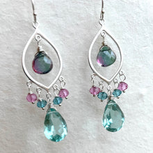 Load image into Gallery viewer, Caribbean Breeze Chandelier Earrings