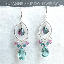 Load image into Gallery viewer, Caribbean Breeze Chandelier Earrings