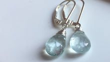 Load image into Gallery viewer, Aquamarine Dream Teenie Earrings