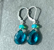 Load image into Gallery viewer, Paraiba Blue Opal Dangles