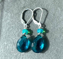 Load image into Gallery viewer, Paraiba Blue Opal Dangles