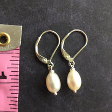Load image into Gallery viewer, Freshwater Pearl Dangles, Metal Choices