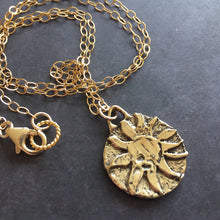 Load image into Gallery viewer, Smile Often Sunburst Necklace