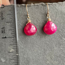 Load image into Gallery viewer, Mystic Pink Chalcedony Earrings, OOAK