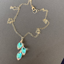 Load image into Gallery viewer, Fire Moonstone Quartz Dewdrop Necklace, 3 metal options