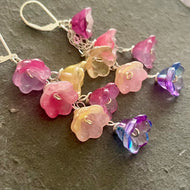Zingy Springy Flower Cascade Earrings