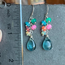 Load image into Gallery viewer, Fluorite Earrings, OOAK