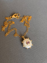 Load image into Gallery viewer, Freshwater Pearl and Amethyst Inlay Necklace