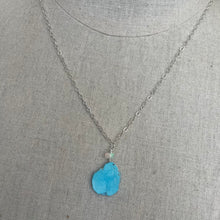 Load image into Gallery viewer, Sleeping Beauty Turquoise Slice Necklace #13 One of a Kind.