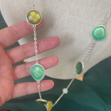 Load image into Gallery viewer, Faux Gemstone Necklace, Estate Jewelry