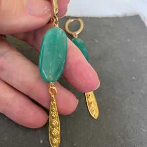 Amazonite Goddess Earrings