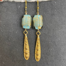 Load image into Gallery viewer, Murano Glass Goddess Earrings, OOAK