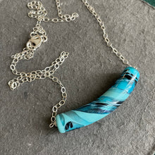 Load image into Gallery viewer, Aqua Blue Murano Glass Necklace , all are OOAK