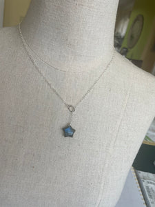 Star Labradorite Y Necklace