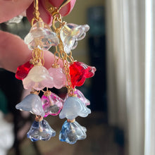 Load image into Gallery viewer, Zingy Springy Flower Cascade no. 2 Earrings