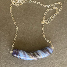 Load image into Gallery viewer, Periwinkle Blue Murano Glass Necklace , all are OOAK