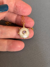 Load image into Gallery viewer, Freshwater Pearl and Amethyst Inlay Necklace