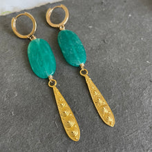 Load image into Gallery viewer, Amazonite Goddess Earrings