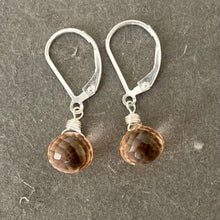 Load image into Gallery viewer, Mini Morganite Peach Earrings