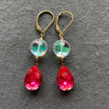 Load image into Gallery viewer, Oh So Pretty Watermelon Baubles, modern vintage crystal