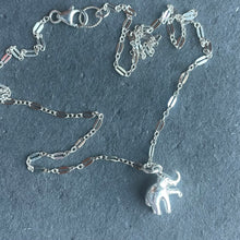 Load image into Gallery viewer, Elephant Necklace, Sterling Silver