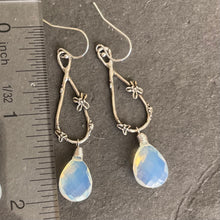 Load image into Gallery viewer, Spring in Your Step Opalite Artisan Floral Earrings