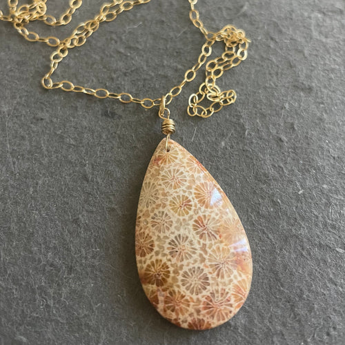 Fossil Necklace, OOAK