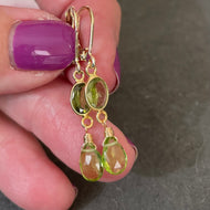Natural Peridot Earrings