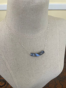 Periwinkle Blue Murano Glass Necklace , all are OOAK