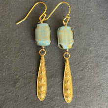 Load image into Gallery viewer, Murano Glass Goddess Earrings, OOAK