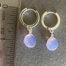 Load image into Gallery viewer, Lavender Quartz Huggies