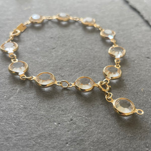 Vintage Swarovski Crystal Bracelet, Estate Jewel