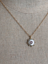 Load image into Gallery viewer, Freshwater Pearl and Amethyst Inlay Necklace