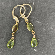 Load image into Gallery viewer, Natural Peridot Earrings