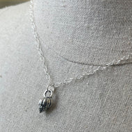 Wentletrap Seashell Necklace, Sterling Silver